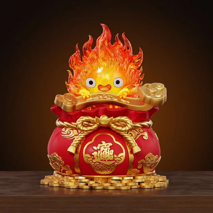 WAWA Studio - Lucky Charm Series Lucky Charm Calcifer Howl's Moving Castle Statue