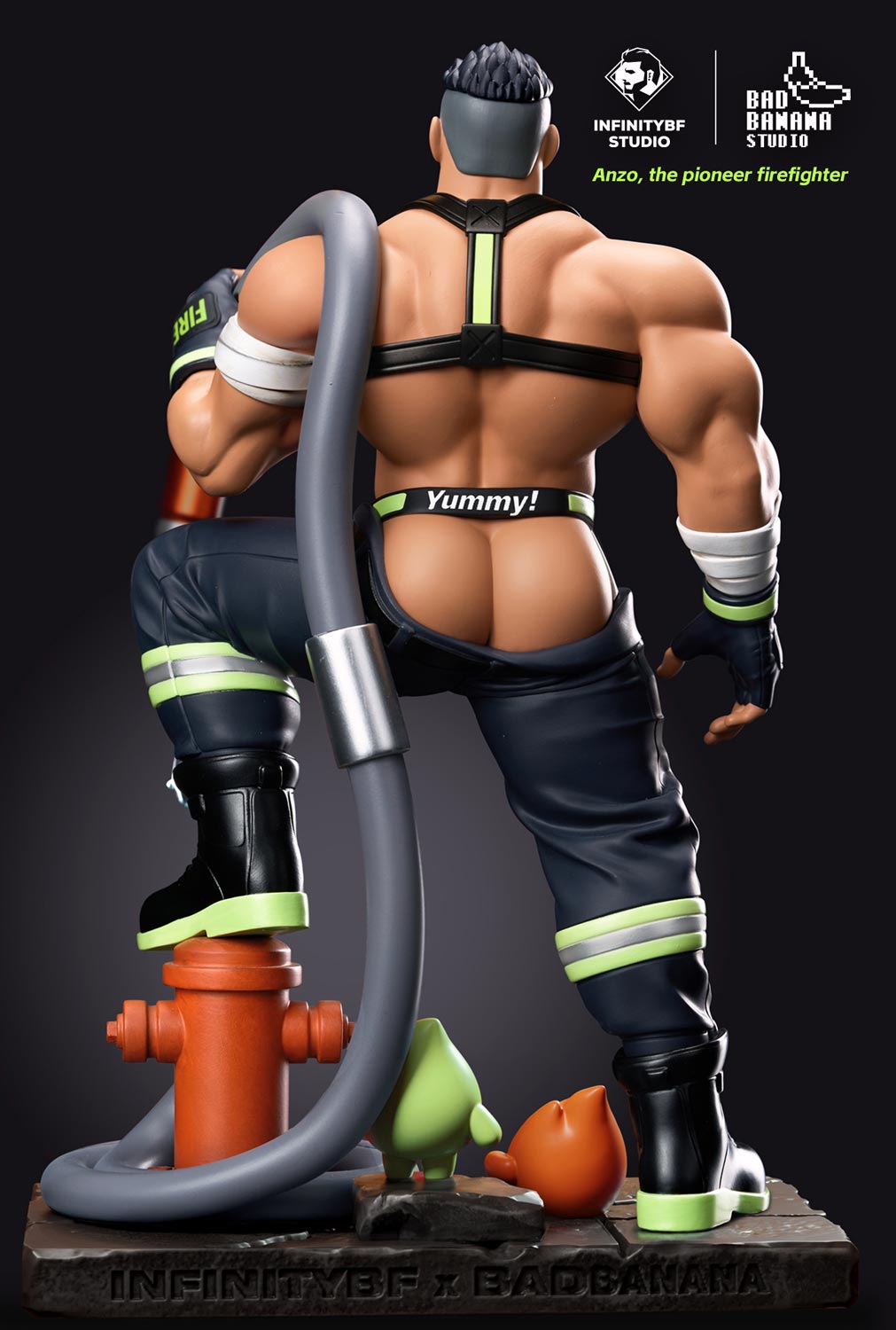 INFINITYBF Studio & Bad Banana Studio - Other Series - The Pioneer Firefighter Anzo Statue(GK)