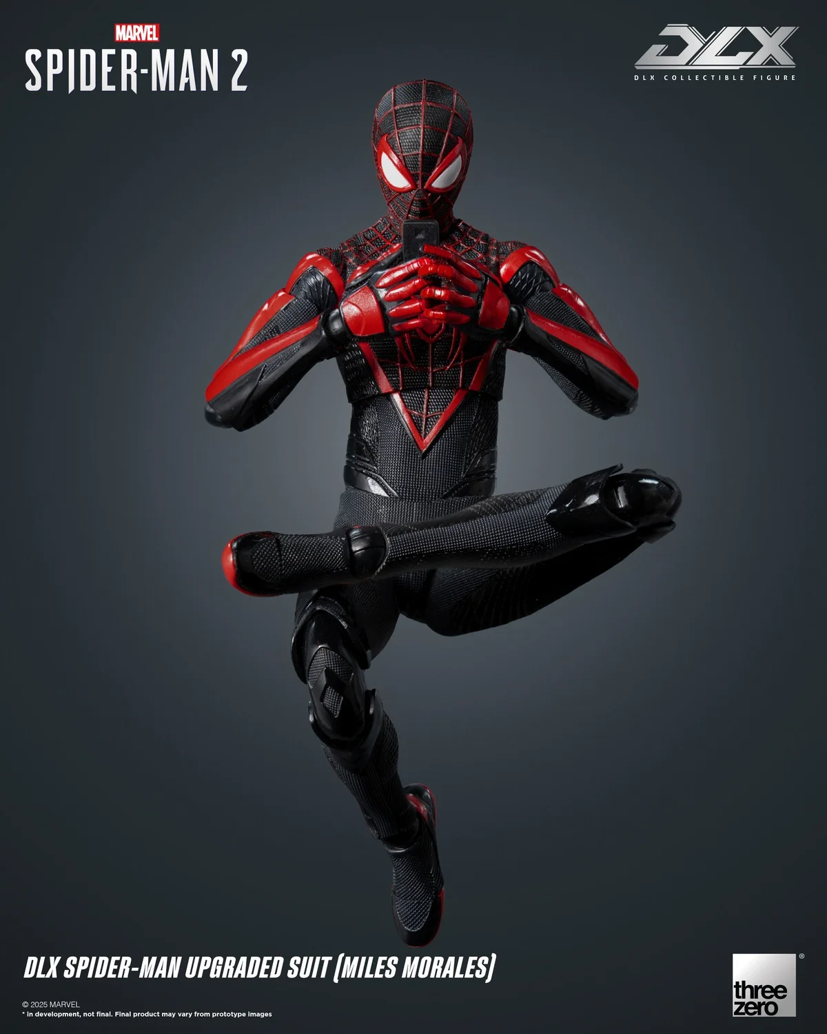 Threezero - Marvel’s Spider-Man 2 DLX Spider-Man Upgraded Suit (Miles Morales) 3Z09440C0 (Licensed)Statue 