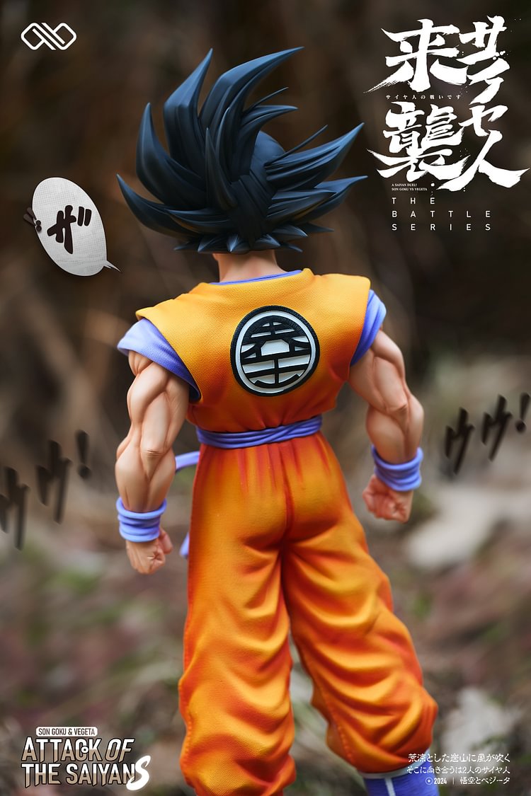 Infinite Studio - Dragon Ball Saiyan Goku & Vegeta 1/4 & 1/6 Statue(GK)