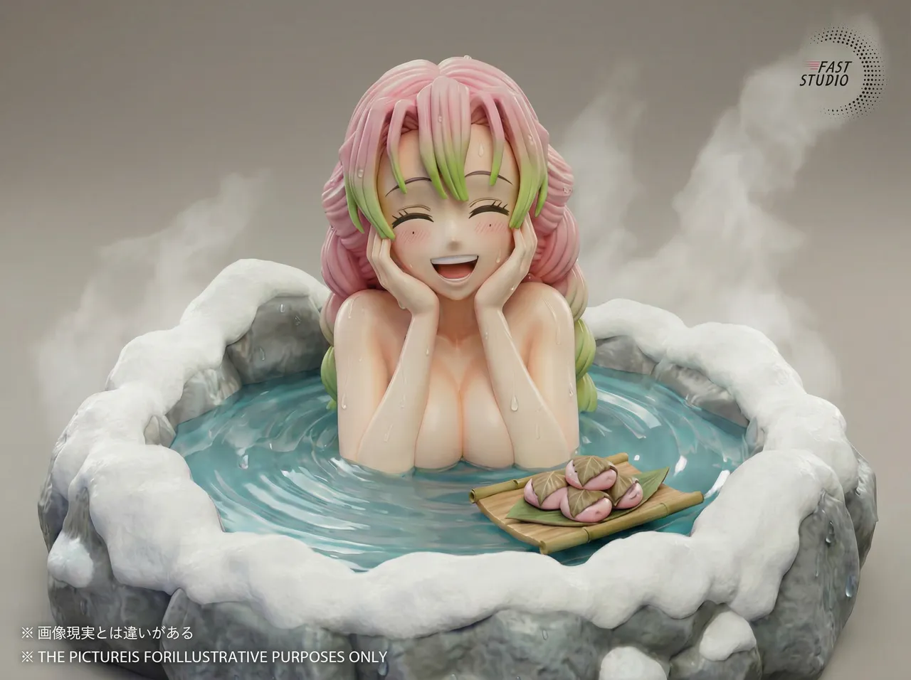 Fast Studio - Mitsuri Kanroji Hot Spring Demon Slayer Statue 