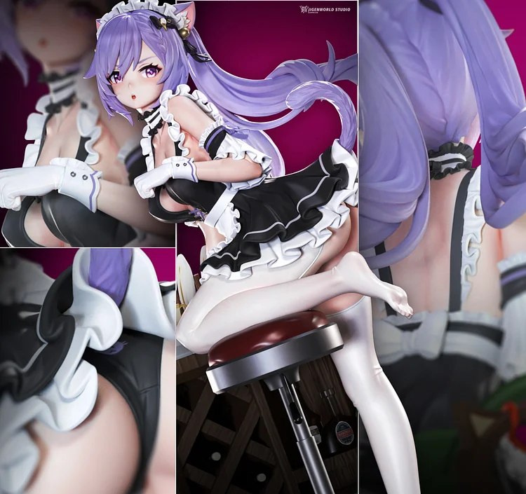 PRE-ORDER  Jigenworld Studio - Genshin Impact - Ganyu & Keqing 1/6 Scale Statue(GK)