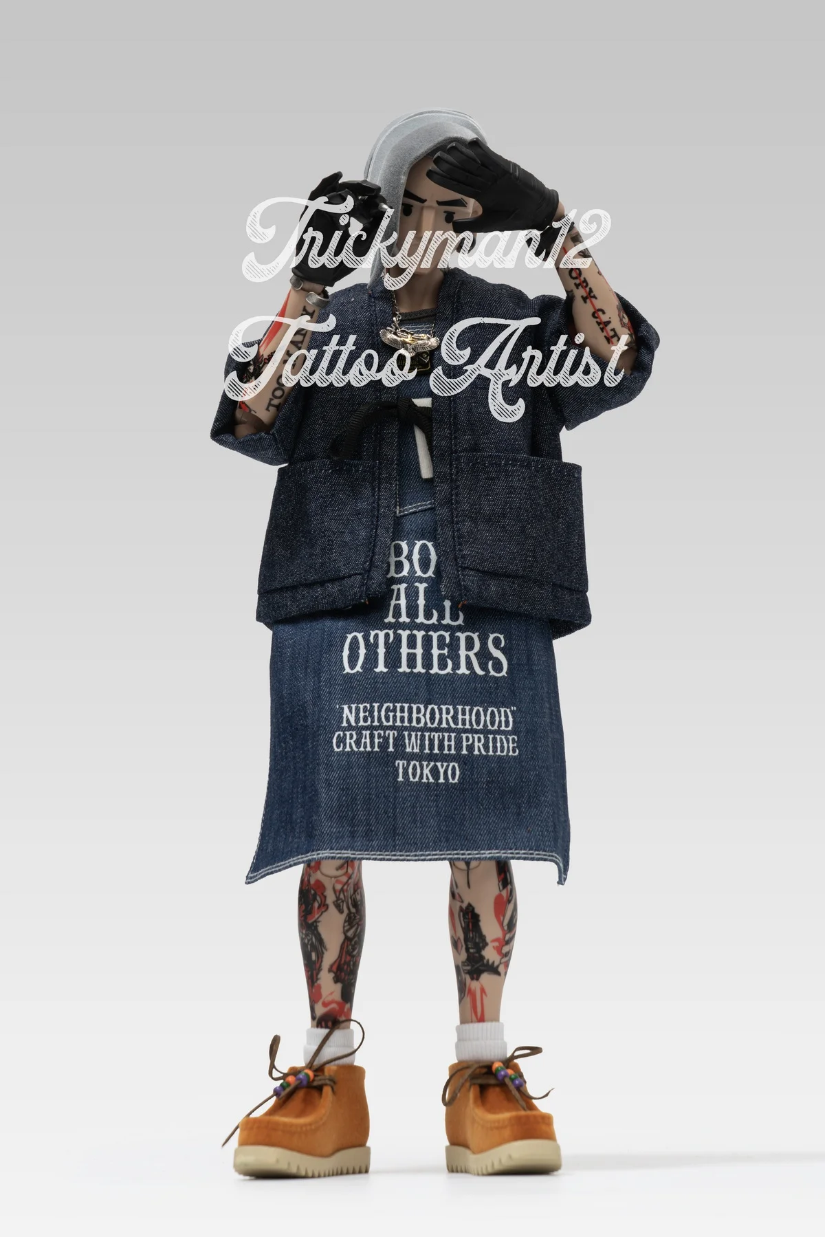 TrickyMan12 - 1/6 scale Tattoo Artist 2 Special Edition FB-10090-B Action Figure Statue 