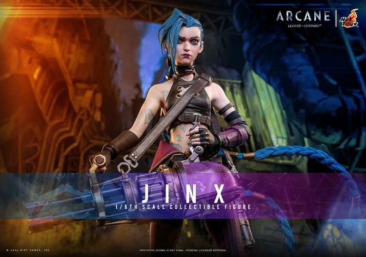 HotToys - Jinx‌ TMS137 League of Legends: Arcane Season 2 (Licensed) 1/6 Action Figure