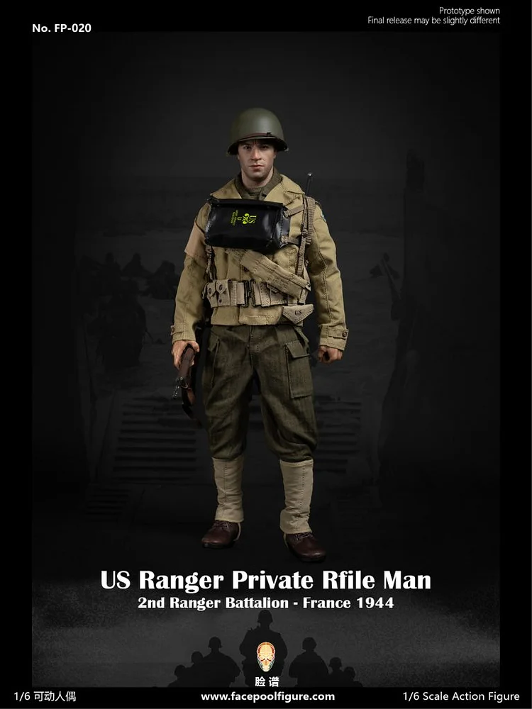 Facepoolfigure - Ranger Rifleman FP020 & Medic FP010 (Licensed) Action Figure