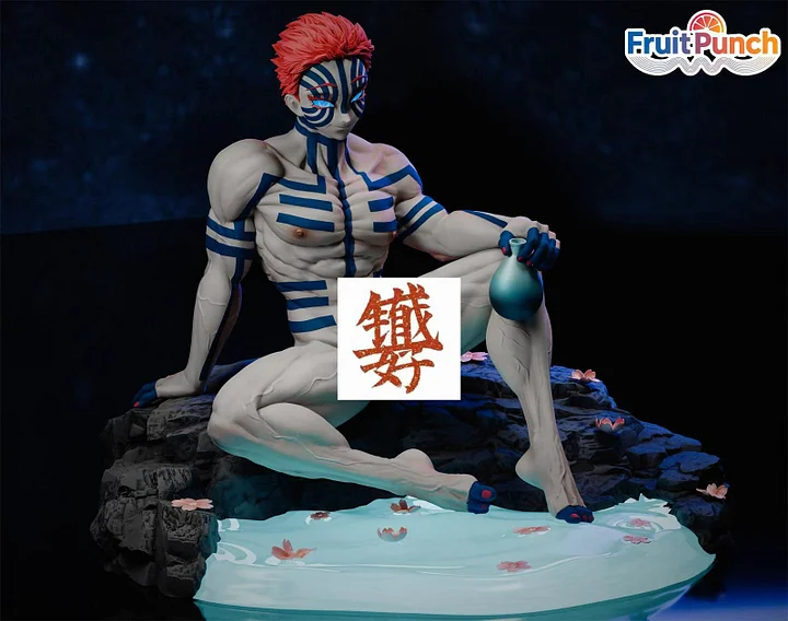 Fruit Punch Studio - Onsen Akaza Demon Slayer Statue
