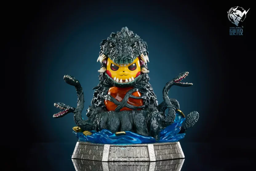 Hard Shell Studio - Pokemon - Pikachu cos Godzilla Statue(GK)