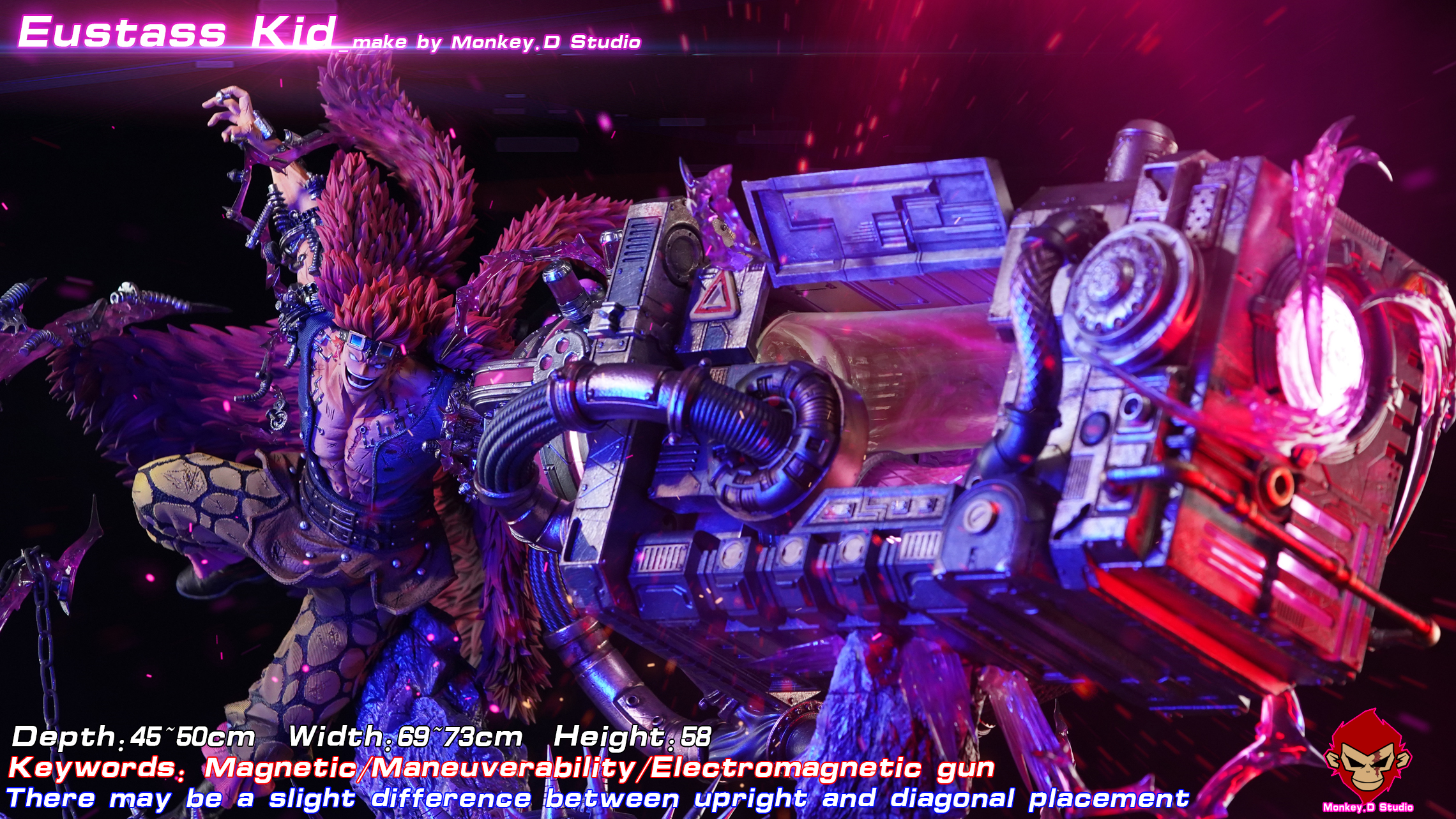 Monkey.D Studio - One Piece Series Worst Generation #3 Eustass Kid 1/6 Statue(GK)