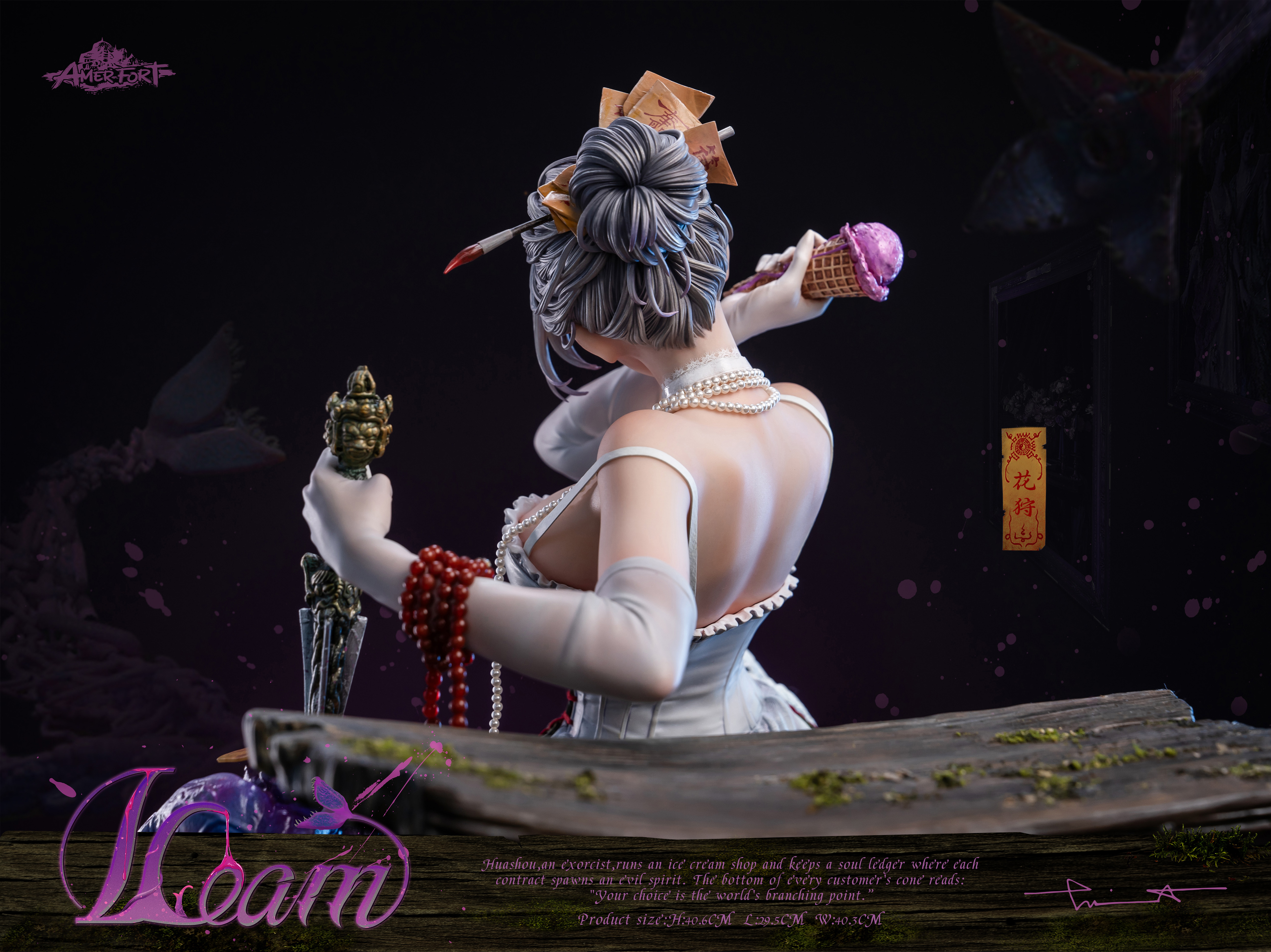 PiJi Studio & AmerFort×LouLL_Aroll -  HuaShou AFYC-HS13 1/4 Statue(GK)