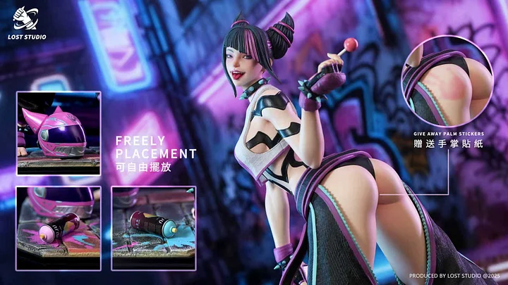 LOST Studio - Spider Girl Han Juri Street Fighter Statue 