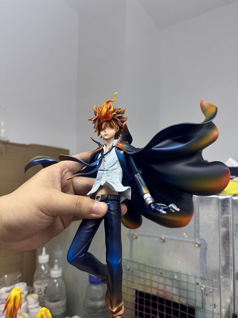 Ji ke Studio & Arcobaleno Studio - Katekyo Hitman Reborn Sawada Tsunayoshi the Tenth Generation Leader of the Vongola 1/6 Statue(GK)