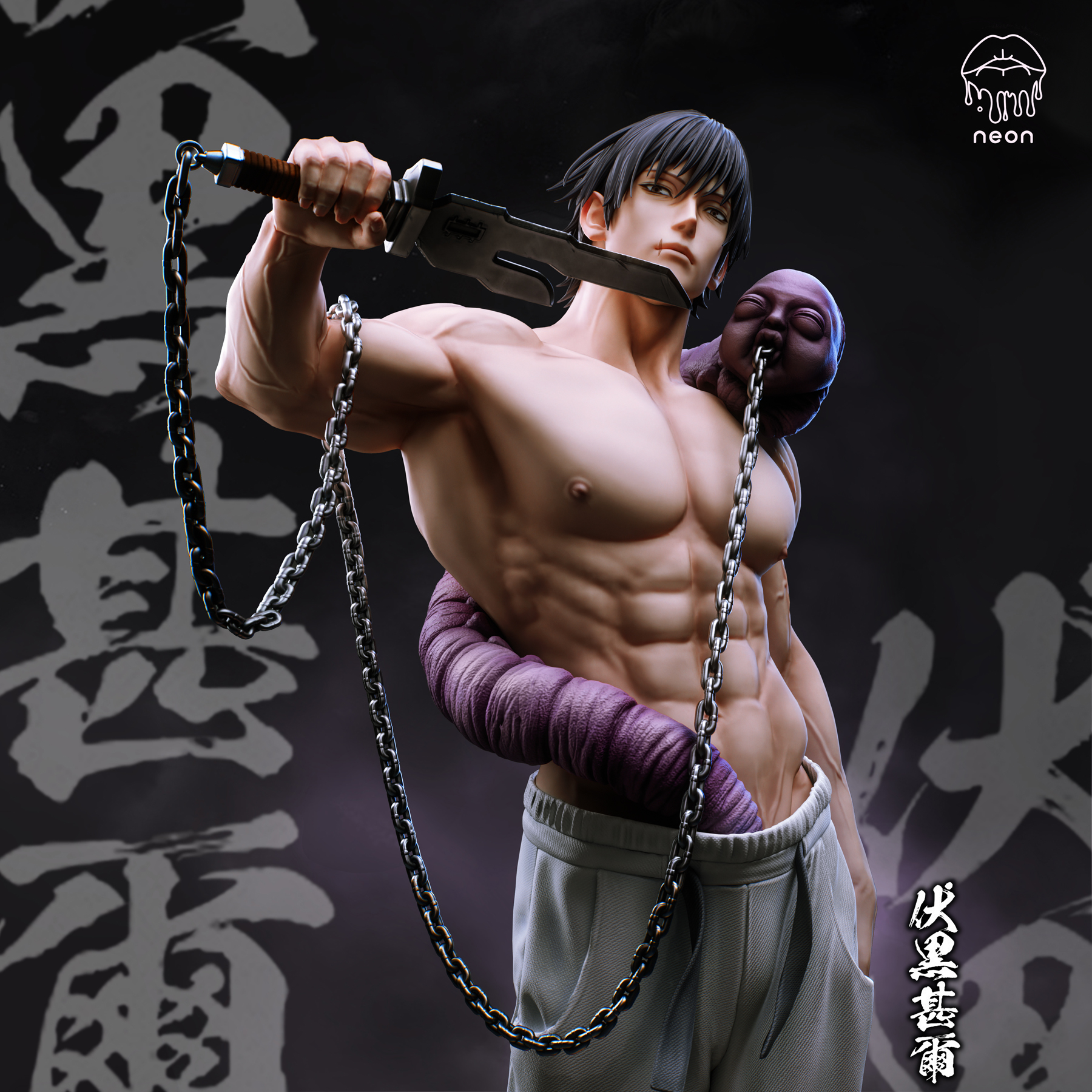 NEON Studio - Jujutsu Kaisen - Fushiguro Toji  1/6 Scale Statue(GK)