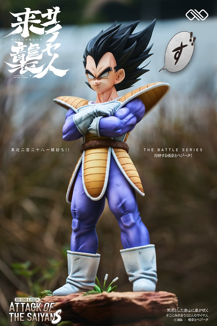 Infinite Studio - Dragon Ball Saiyan Goku & Vegeta 1/4 & 1/6 Statue(GK)