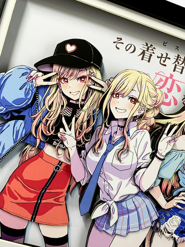 IN-STOCK Momo Studio - Up Darling Decorative Painting - My Dress-3D Decorative Paint of Marin Kitagawa A301 & A302 Scene Statue(GK) (Adult 18+)-Statue Master