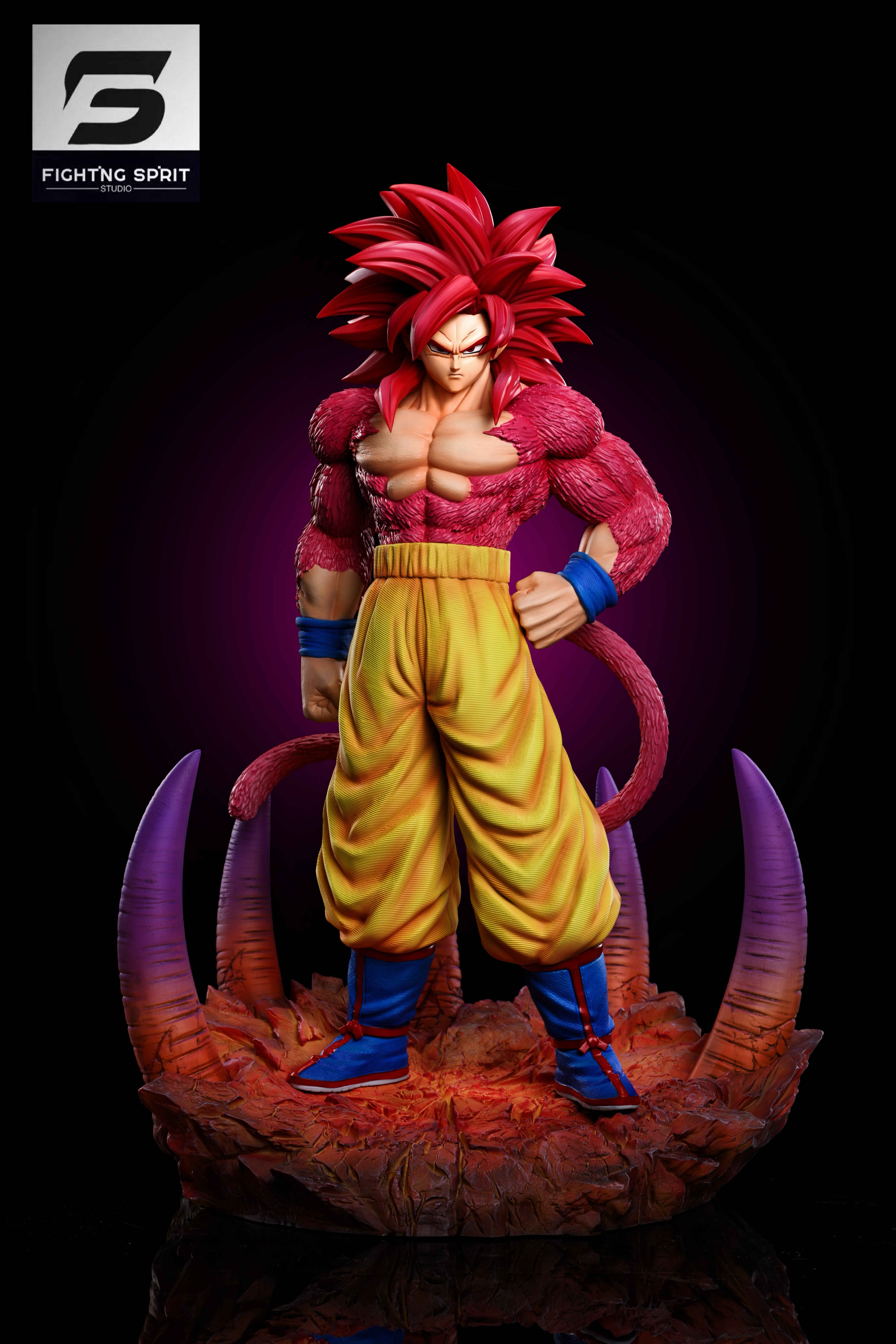 Fighting Sprit Studio - Dragon Ball DAIMA Super Saiyan 4 Goku 1/6 & 1/4 Statue(GK)