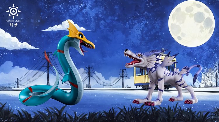 Genesis-Studio - Digimon  - Seadramon - Statue(GK)