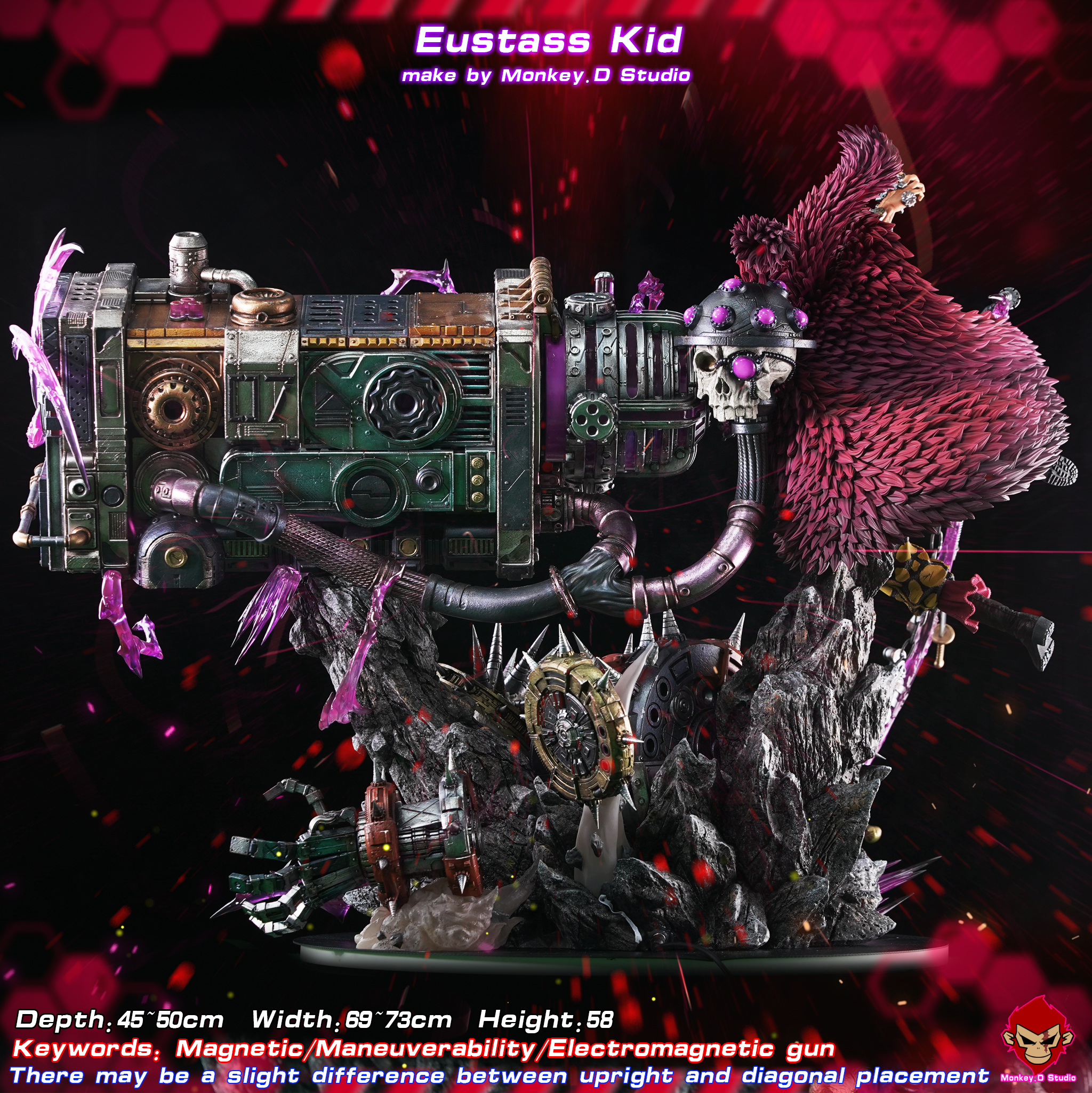 Monkey.D Studio - One Piece Series Worst Generation #3 Eustass Kid 1/6 Statue(GK)