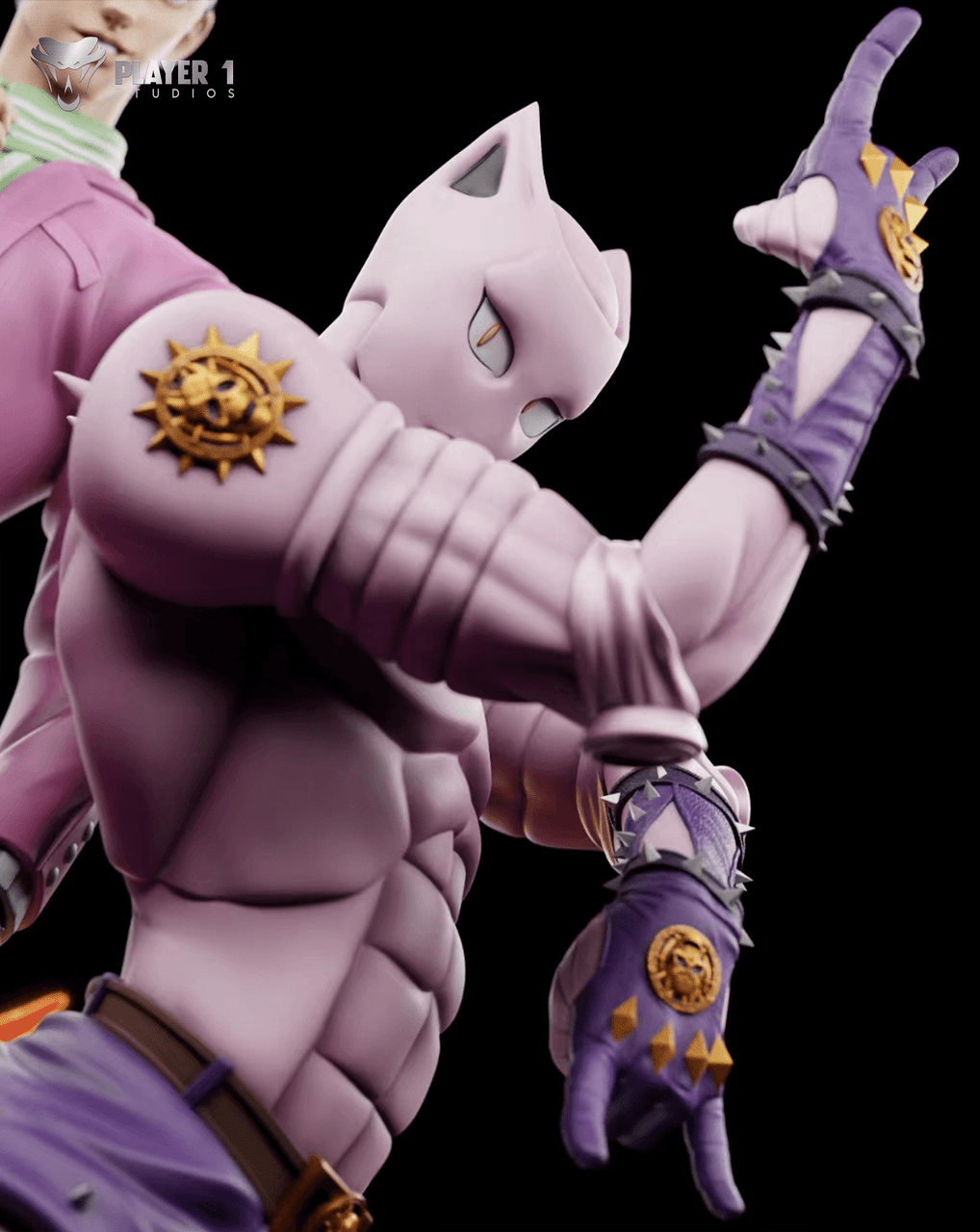 Player 1 Studio - JoJo's Bizarre Adventure - Yoshikage Kira & Killer Queen  1/6 & 1/4 Scale Statue(GK)-Statue Master