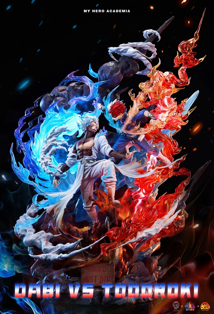 Weare A Design X Climax studio - My Hero Academia - Dabi vs Todoroki 1/6 Statue(GK)-Statue Master