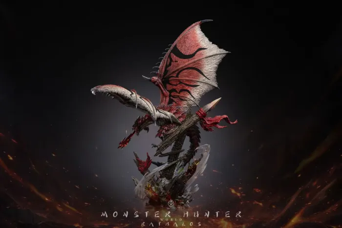 Edge Studio - Monster Hunter Rathalos & Silver Rathalos & Arure Rathalos Statue