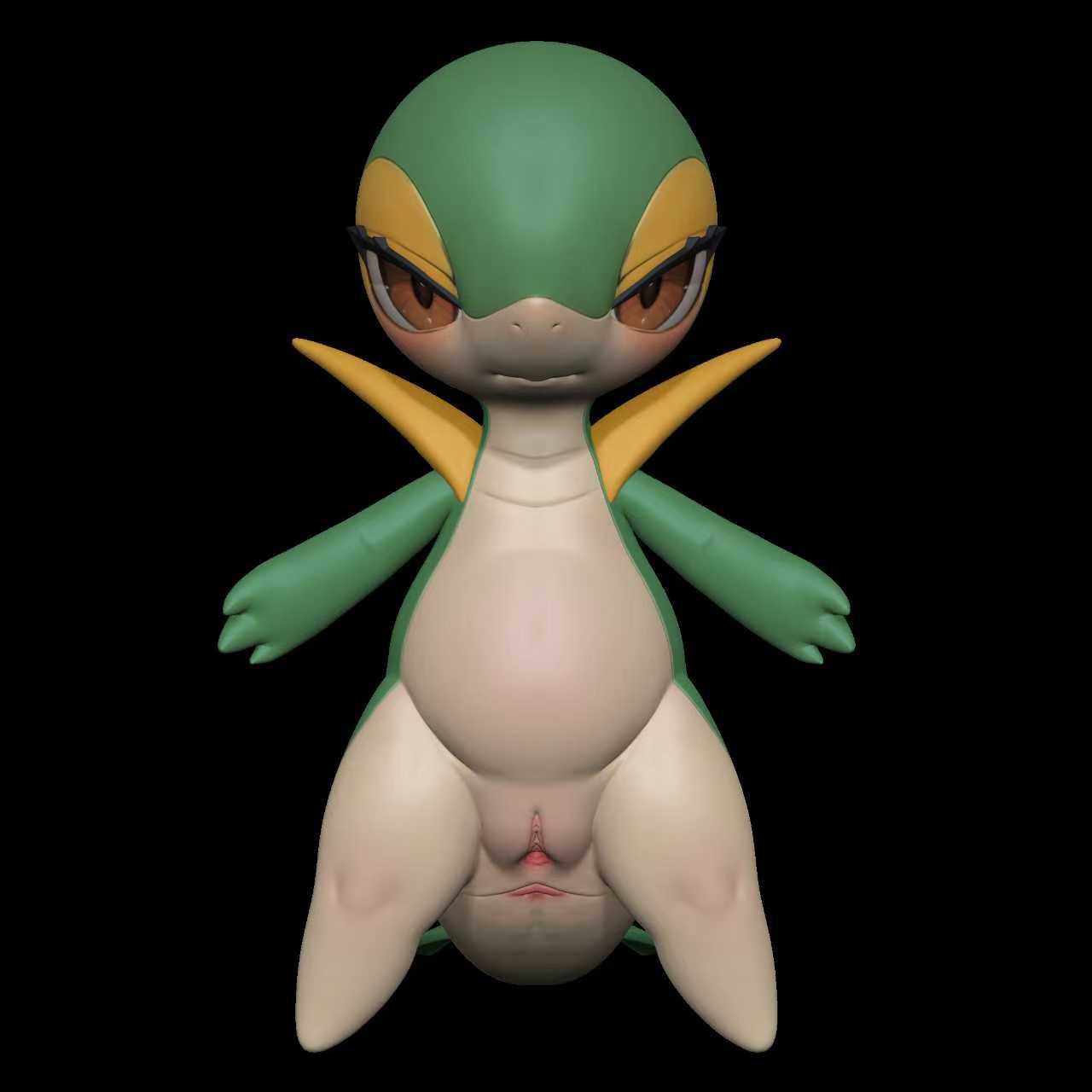 Lingmo Studio Snivy Plush Doll statue GK