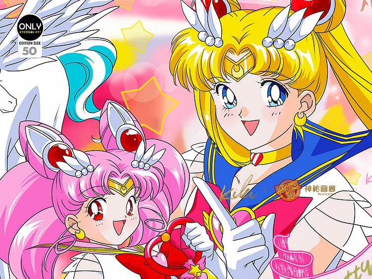 Mystical Art Studio - Decorative Painting of Sailor Moon Scene (Adult 18+)