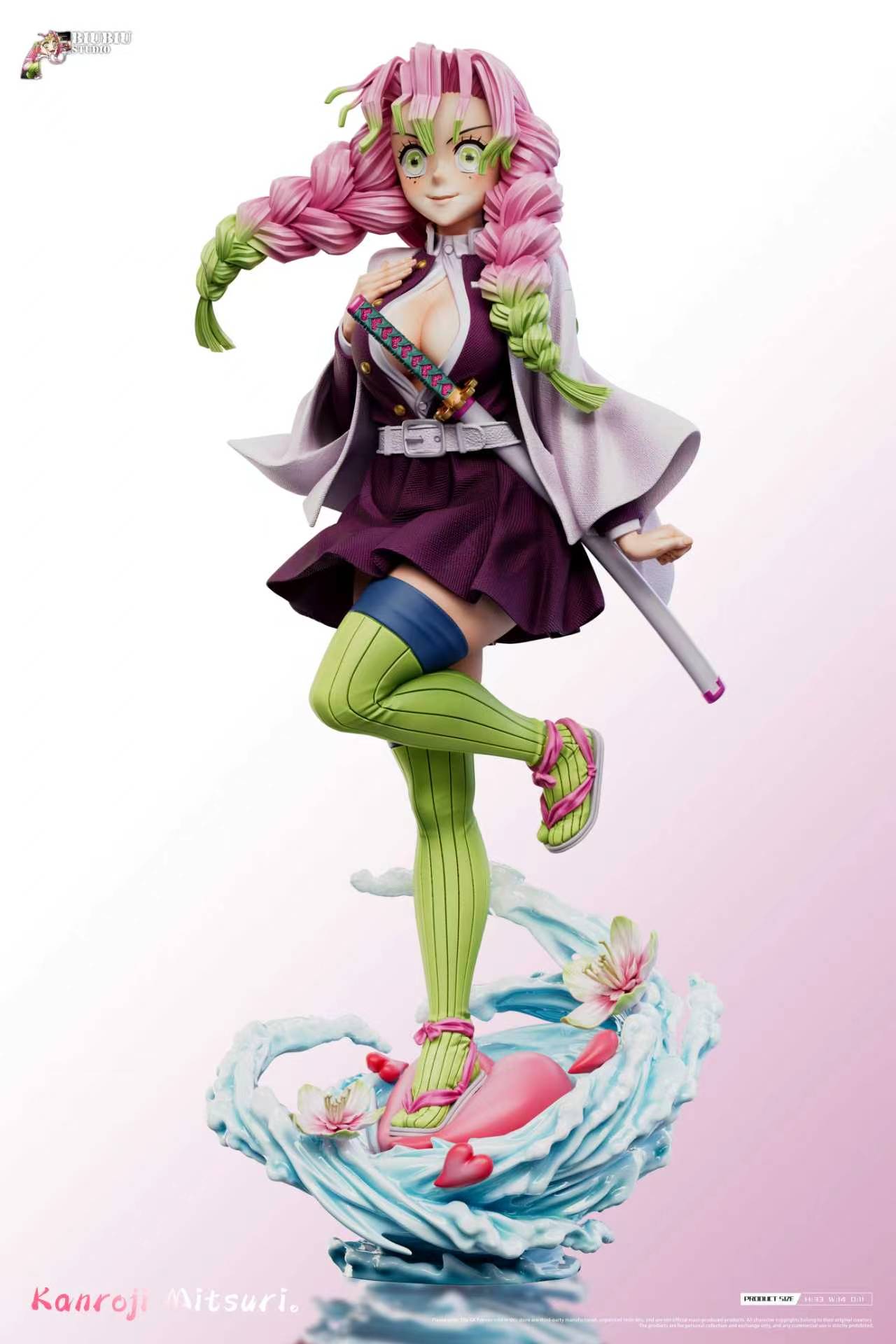 Mistriu Biubiu Studio Mitsuri Kanroji Demon Slayer Statue