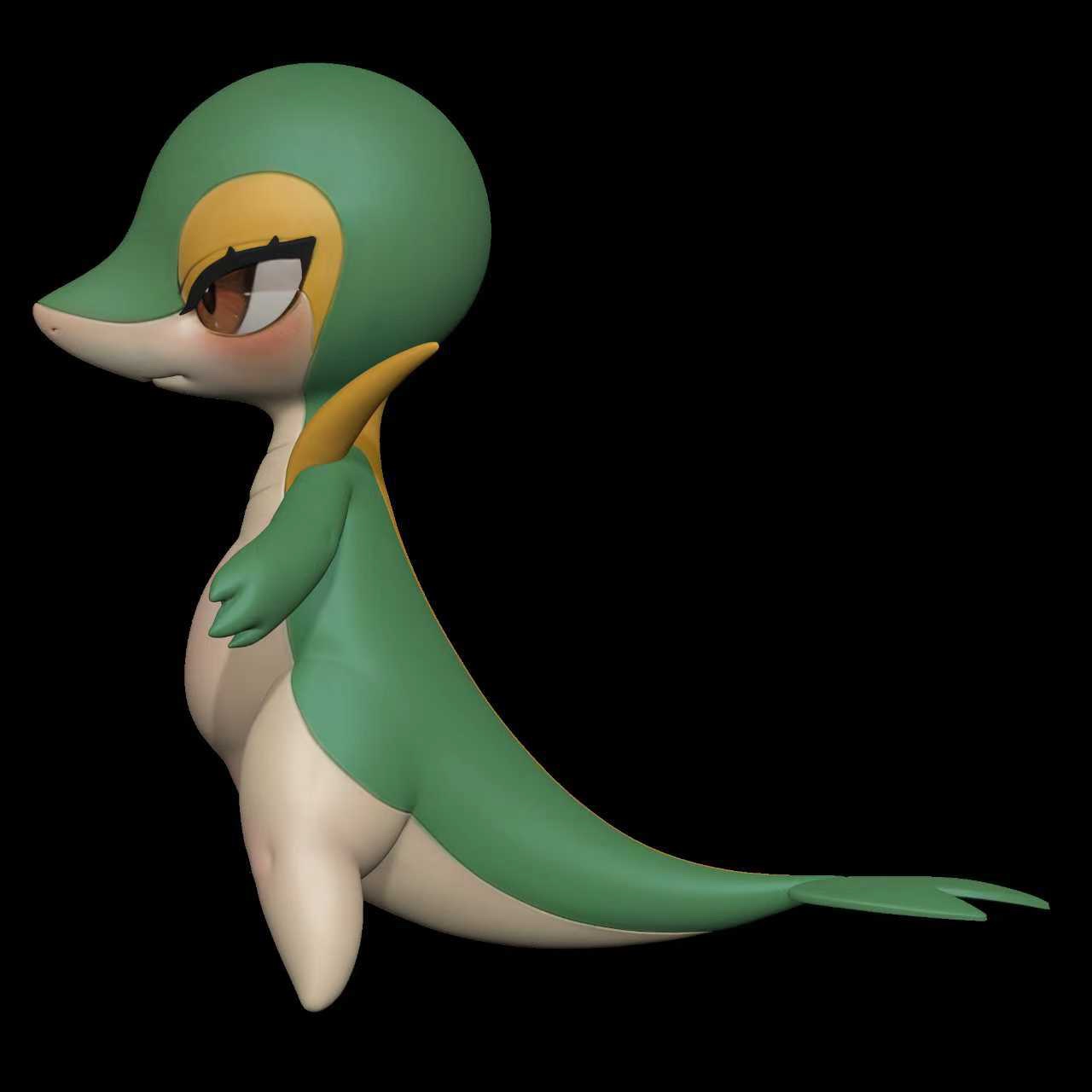 Lingmo Studio Snivy Plush Doll statue GK