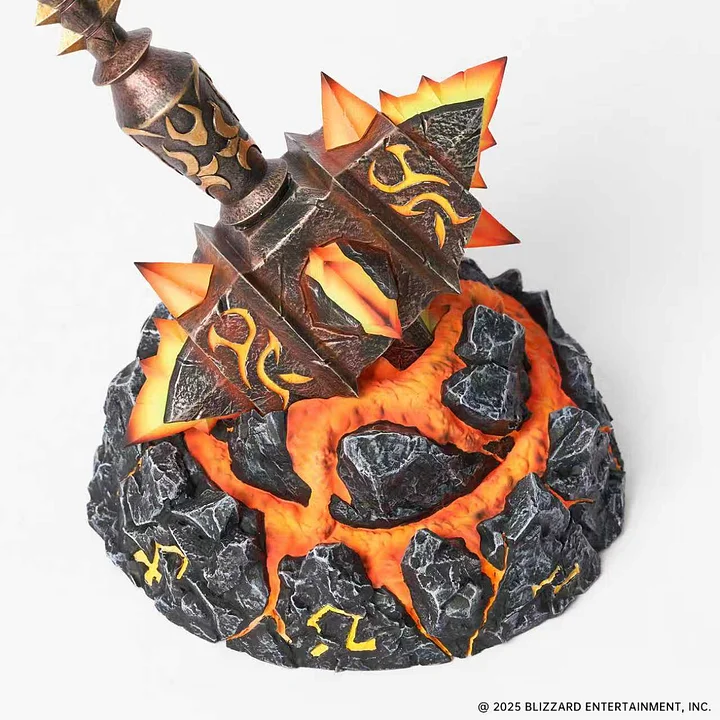 Blizzard World of Warcraft® Sulfuras Hand of Ragnaros Collector’s Edition Replica  Licensed Statue