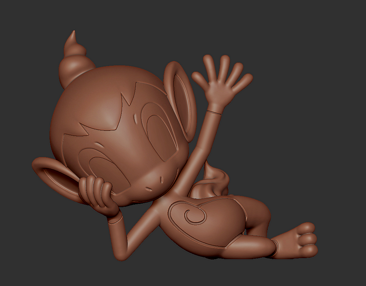 ZaoWuGuan Studio  - Pokemon - World Zukan Chimchar Set  1/20 Scale Statue(GK)-Statue Master