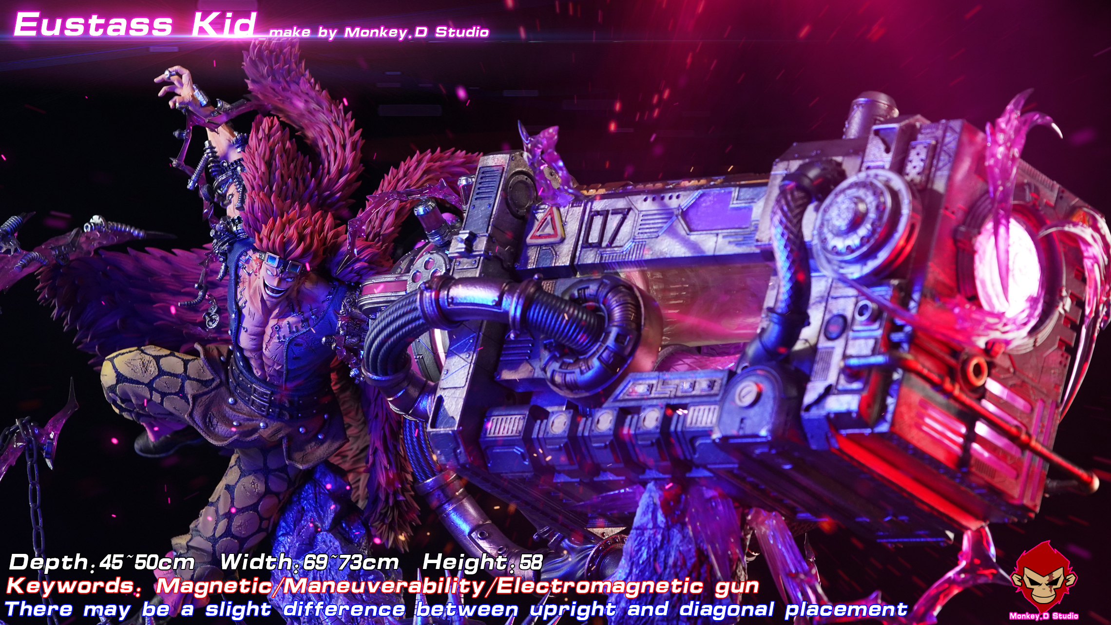 Monkey.D Studio - One Piece Series Worst Generation #3 Eustass Kid 1/6 Statue(GK)