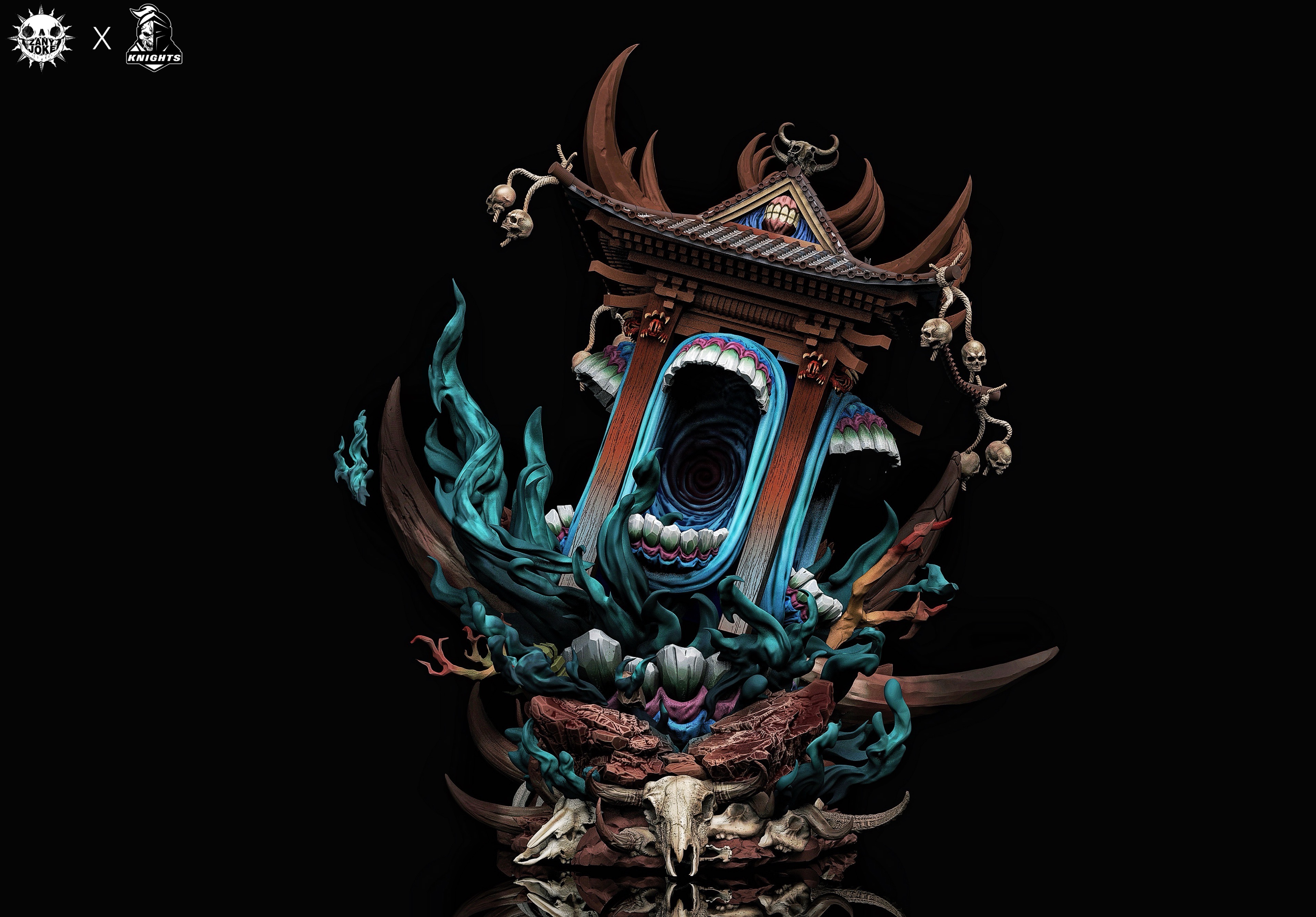 ZanyJoke Studio & Temple Studio - Jujutsu Kaisen S02 Sukuna the Battle of the Demon Realm Shinjuku Statue(GK)-Statue Master