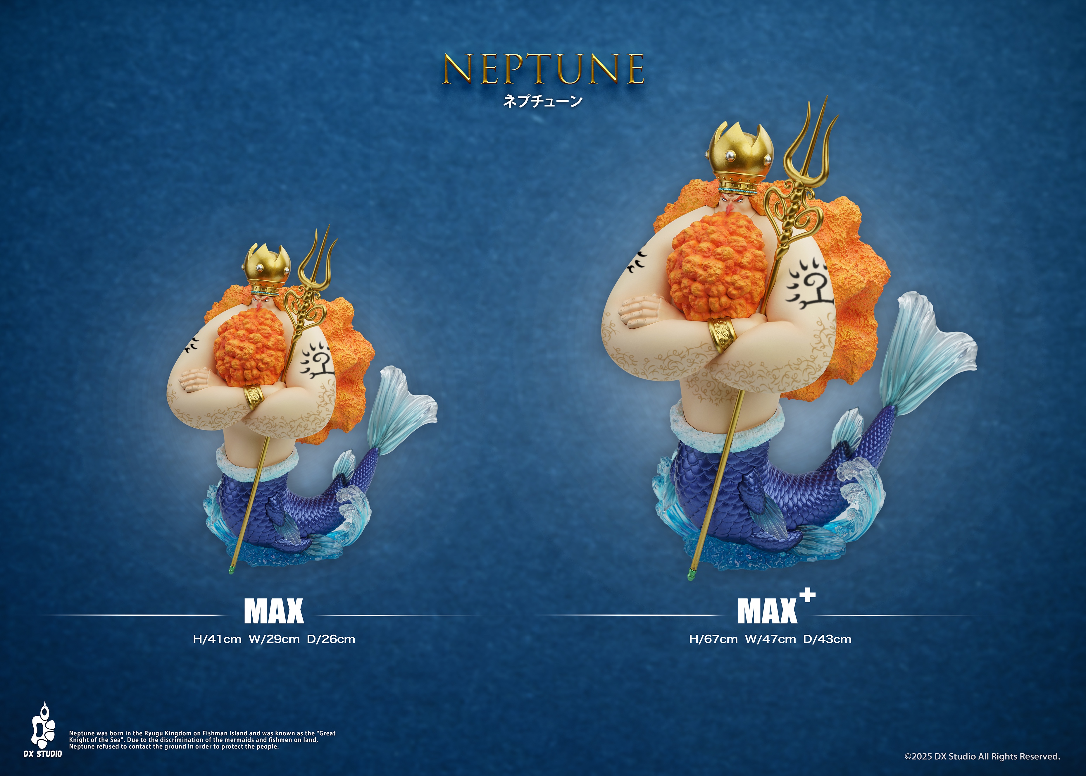 DX Studio - One Piece Neptune Statue(GK)