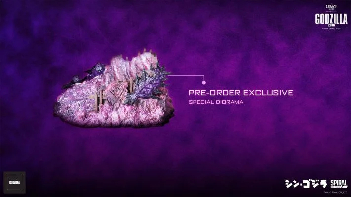 Spiral Studio - Godzilla Legacy Series Godzilla 2016 TLSTK-GZ006 &  TLSTK-GZ005  (Licensed) Statue(GK)-Statue Master