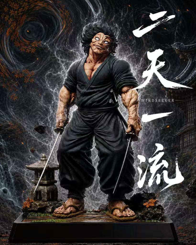 Windseeker Studio Musashi Miyamoto Baki the Grappler statue