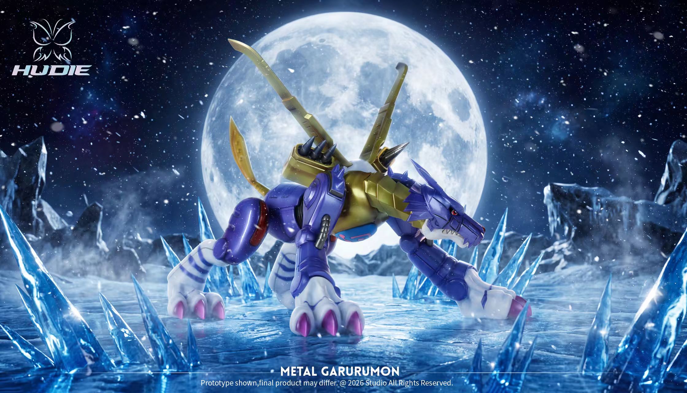 Hudie Studio MetalGarurumon statue