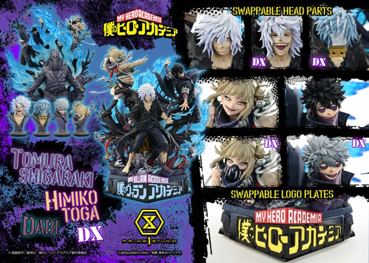 Prime 1 Studio - Tomura Shigaraki Dabi Timiko Toga Action Figure