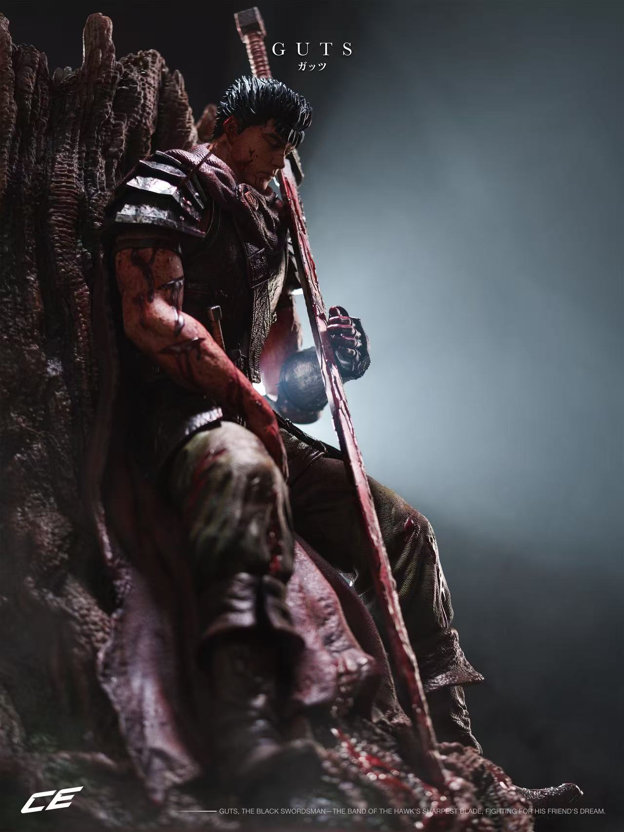 CE Studio Guts Leaning Against Tree Berserk Statue