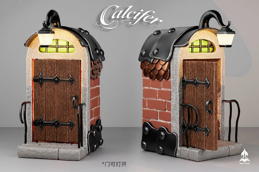 NINETY SEVEN Studio - Calcifer in the Room Howl's Moving Castle Statue 