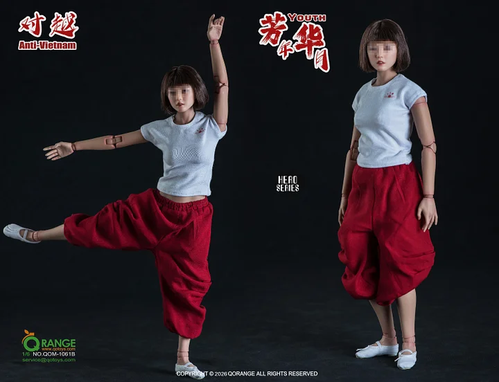 QORANGE QOTOYS - QORANGE QOTOYS 1/6 The Anti-Vietnam Youth Set NO.QOM-1061A/B Licensed Statue