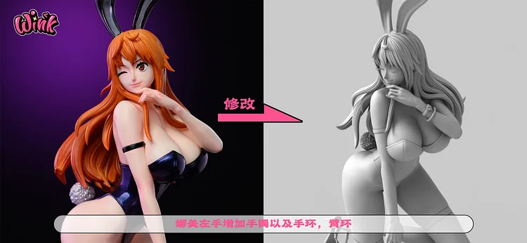 Wink Studio  - ONE PIECE - Bunny Girl Ver. Nami Statue(GK) (Adult 18+)