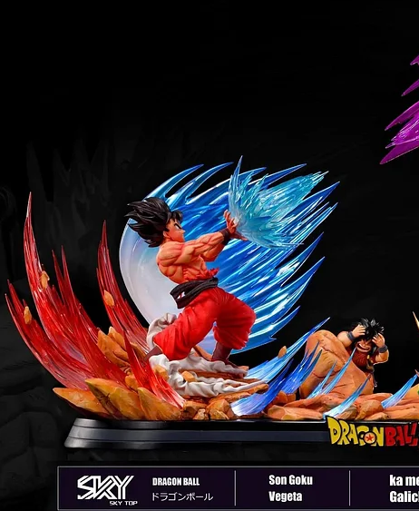 In-Stock SKY TOP STUDIO – DRAGON BALL Z: GOKU’S KAMEHAMEHA VS VEGETA’S GALICK GUN STATUE