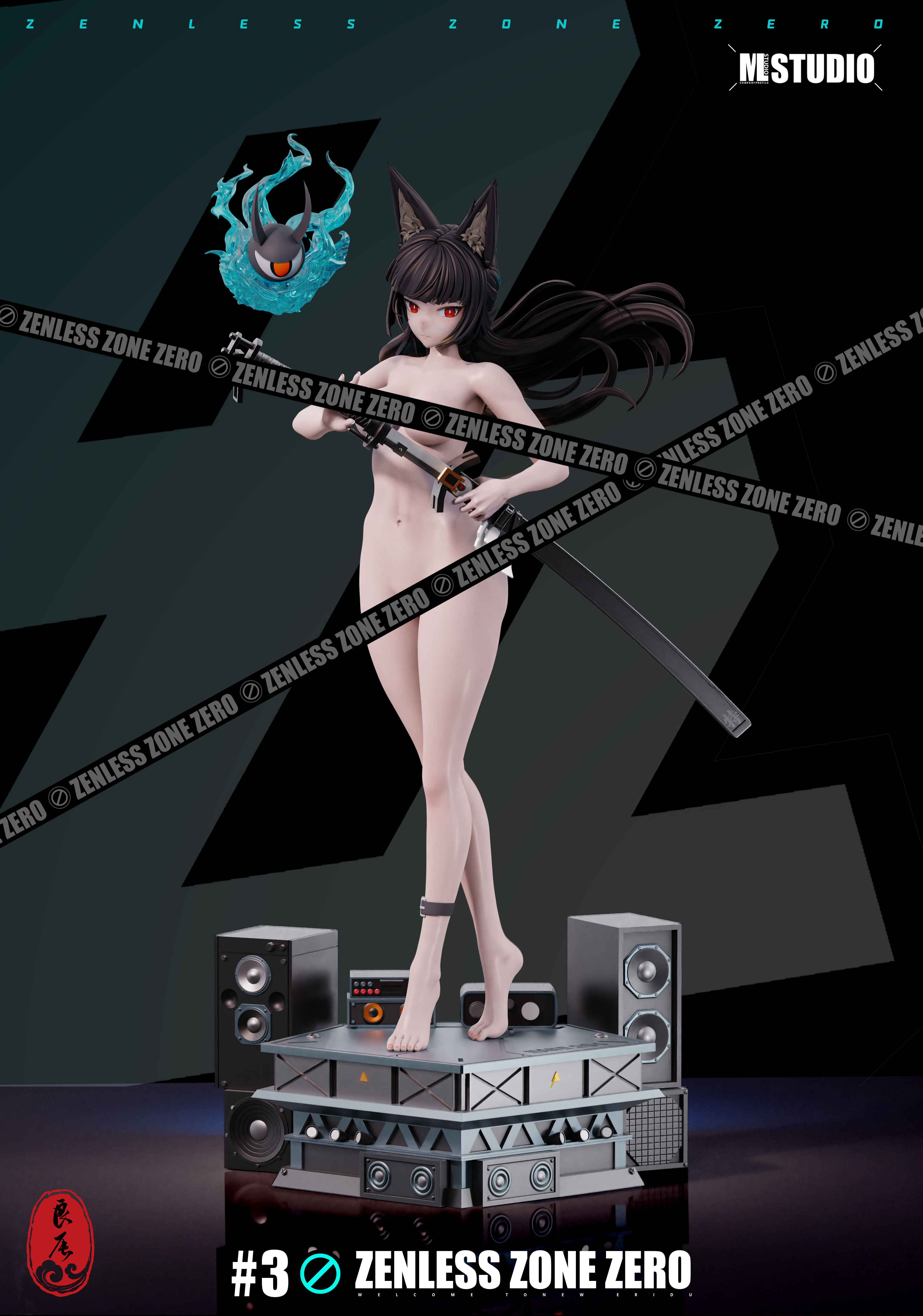 ML Studio -Zenless Zone Zero  Hoshimi Miyabi-Zenless Zone Zero 1/7 Scale Statue(GK) (Adult 18+)