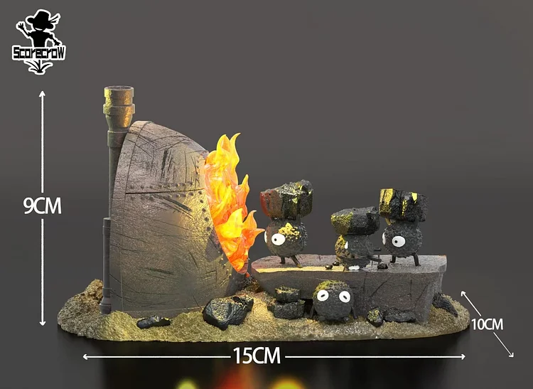 Scorecrow Studio - Studio Ghibli - 003 Coal Ball Elf Statue(GK)