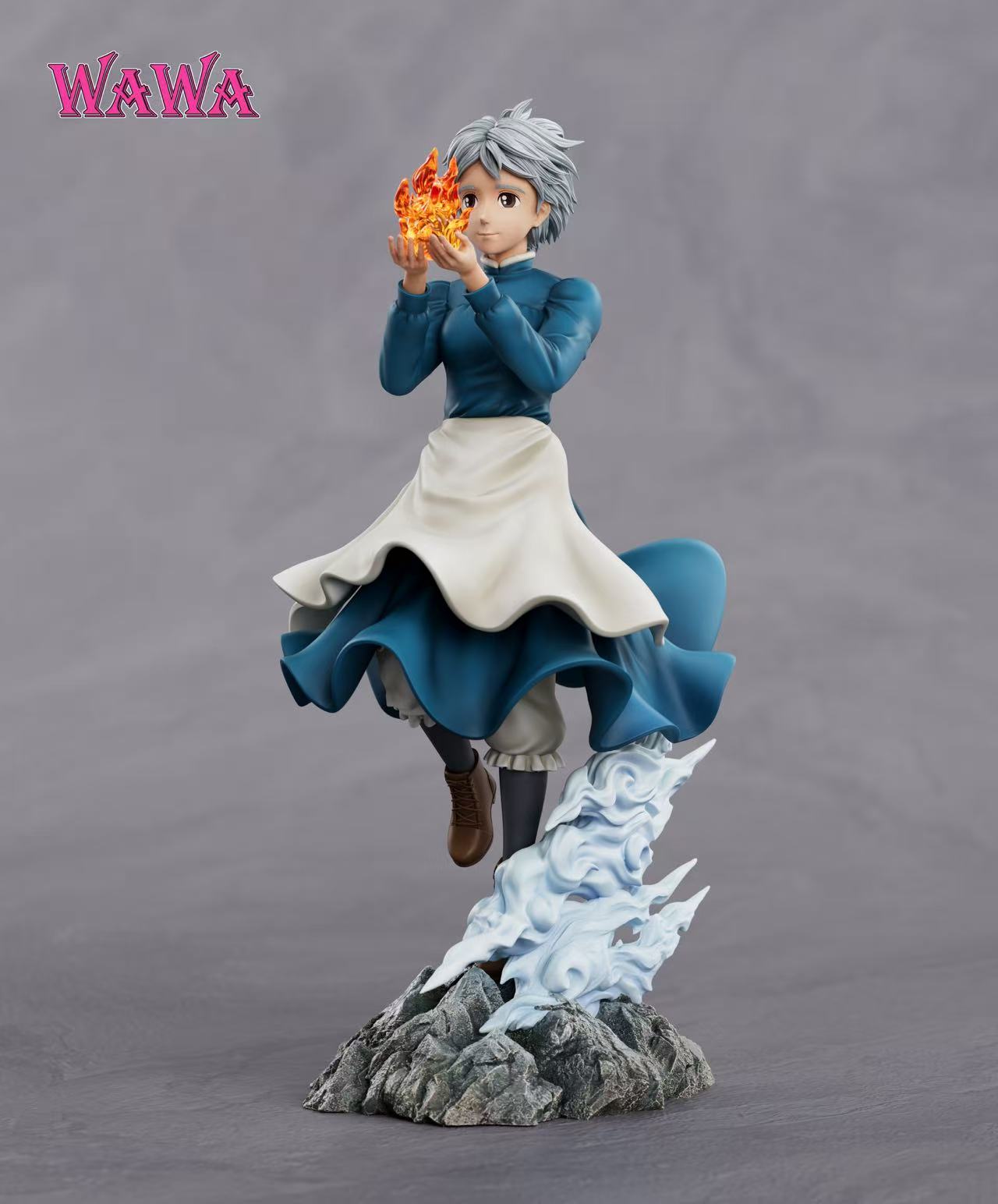 wawa studio Howl's Moving Castle: Sophie Calcifer statue