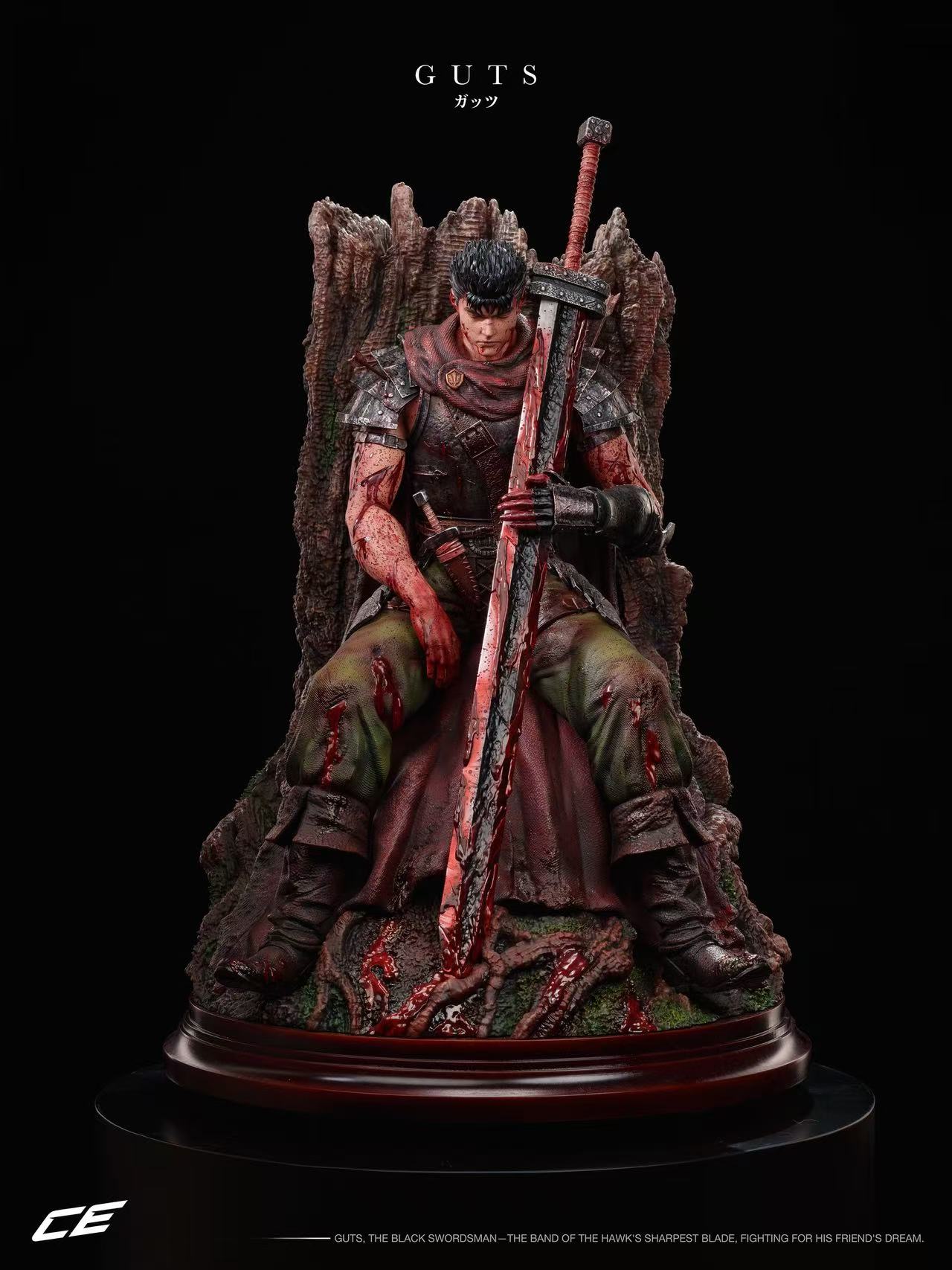 CE Studio Guts Leaning Against Tree Berserk Statue