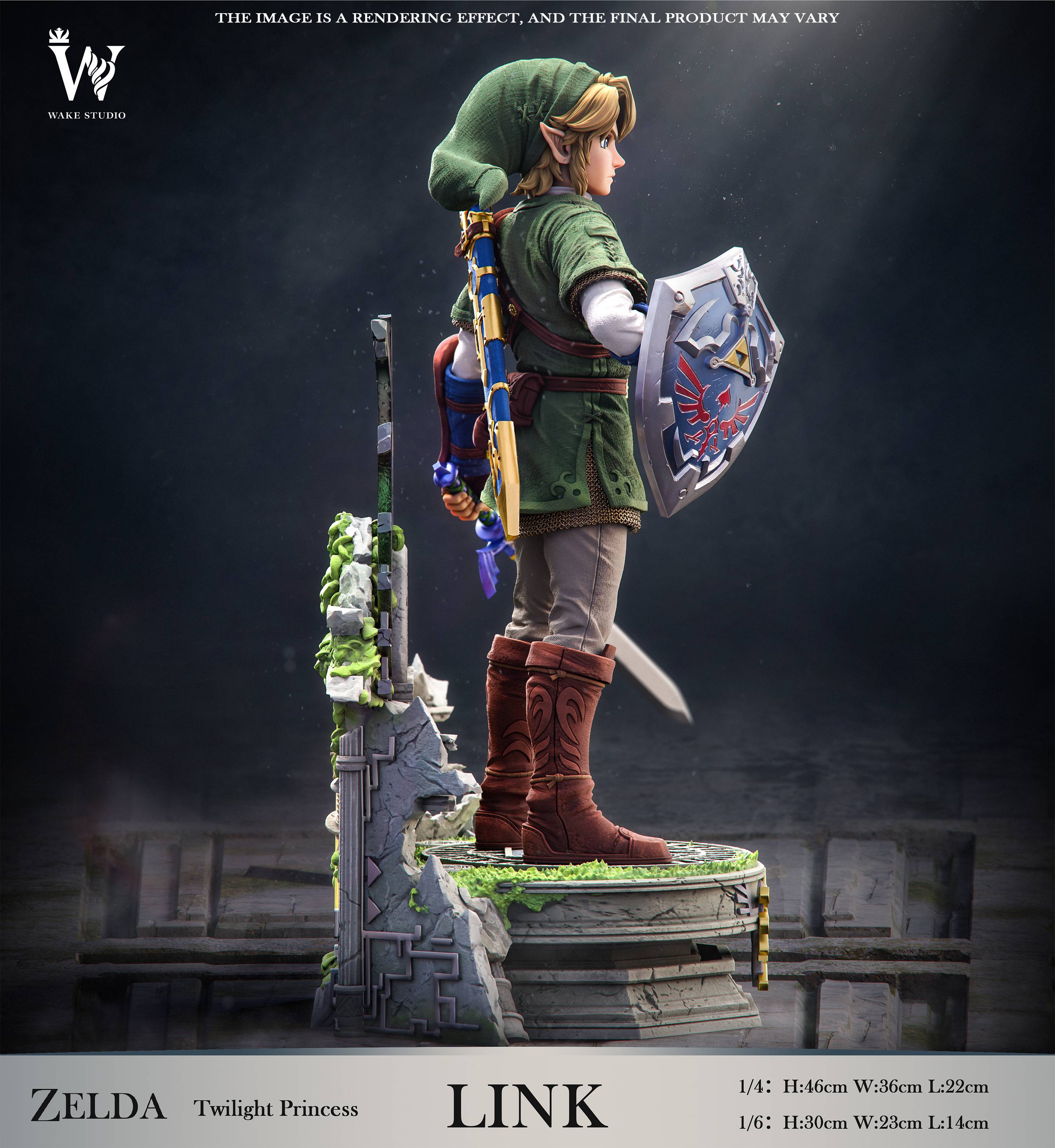 Pre-order Wake Zelda Twilight Link GK Limited Edition Handmade Statue Model