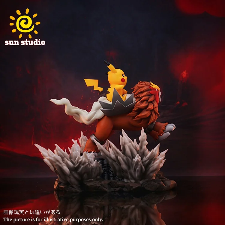 SUN Studio - Pokemon - Pikachu & Entei Statue(GK)