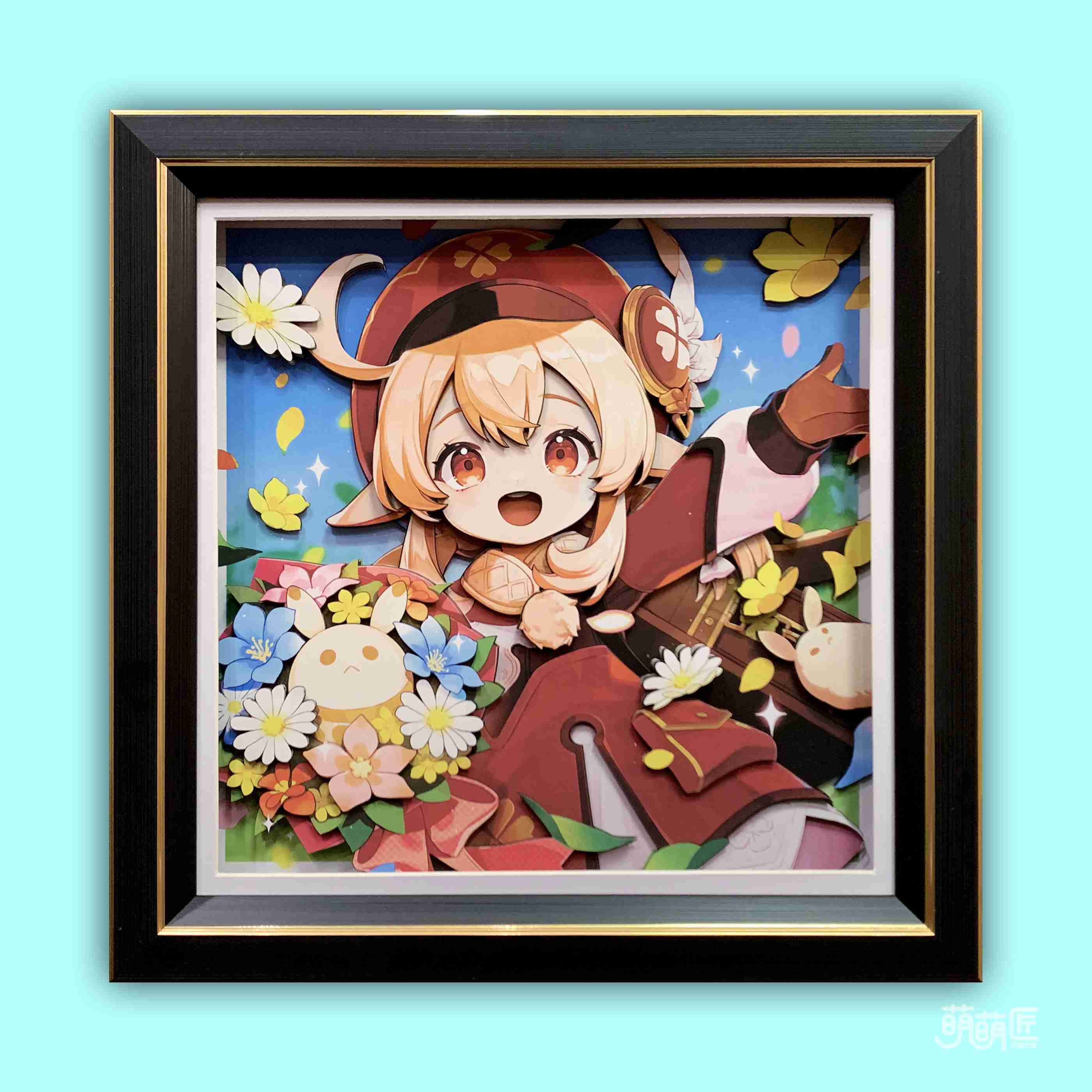 IN-STOCK MOMO Studio Kiri the Spark Knight Cute 3D Anime Stereo Decorative Painting in Stock