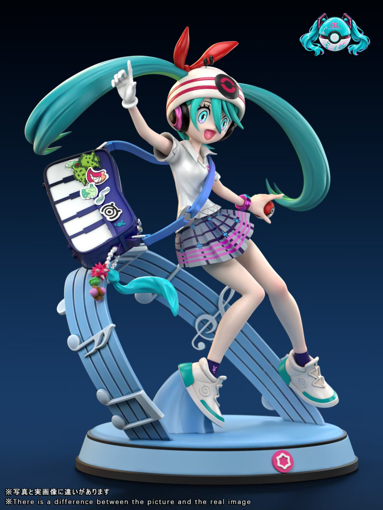 Miku Studio Pokémon feat. Hatsune Miku Project VOLTAGE 18 Types/Songs Statue